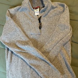 North Face quarter button sweatshirt